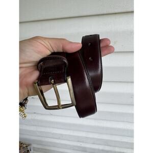 Men’s Warehouse 1145 06 Full Grain Italian Leather Dress Belt Men's Size 44/110